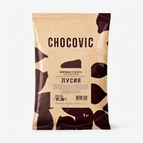 Шоколадная глазурь молочная CHOCOVIC "Лусия" 200 г 